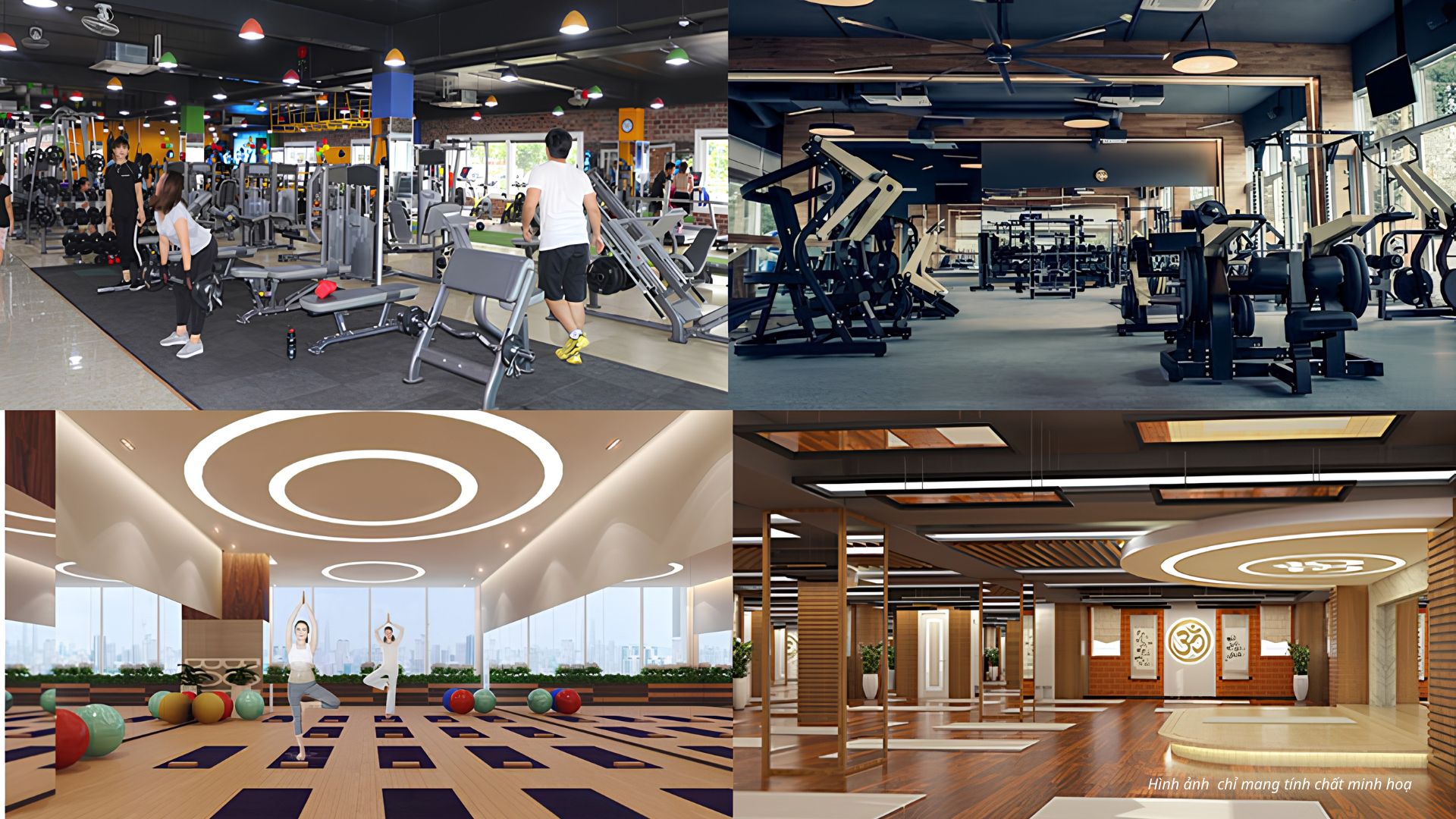 Phòng Gym, Yoga và Spa Clubhouse President Park